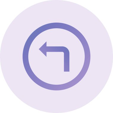 Projeniz için sol yön ok simgesi