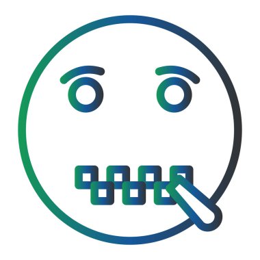 Üzgün surat. Web simgesi