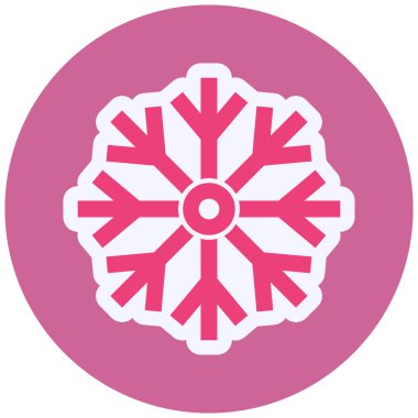 beautiful snowflake. web icon illustation