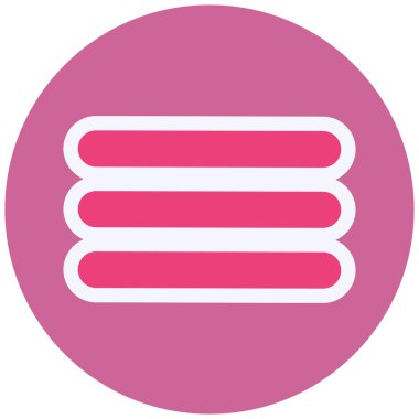 Menü modern simge vektör illüstrasyonu