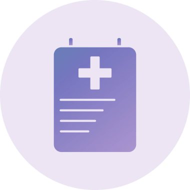 Rapor Vektörü Kabartma Simgesi Tasarımı 