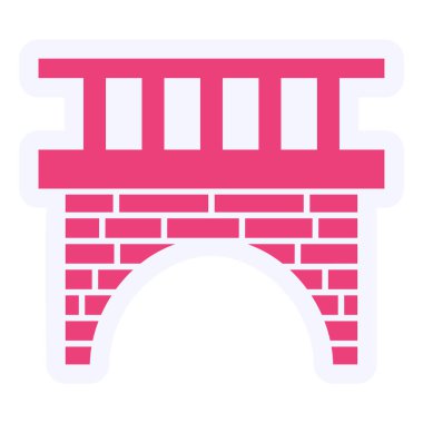 Bina. Web simgesi basit tasarım