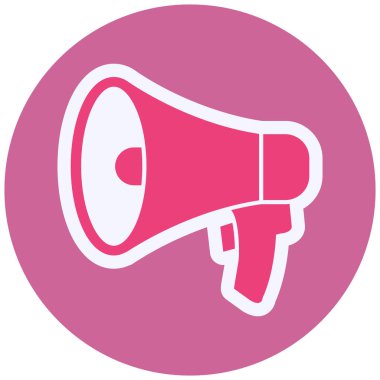 Hoparlör simgesinin vektör illüstrasyonu