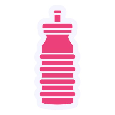 bottle. web color icon simple illustration