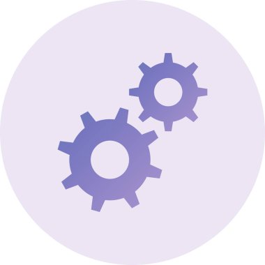 Cogwheel settings. web icon simple illustration