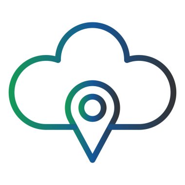 location web icon, simple vector illustration 