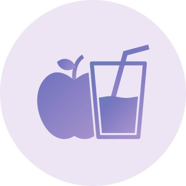 apple juice. web icon simple illustration