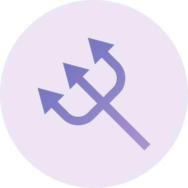 Mızrak simgesi vektör illüstrasyonu