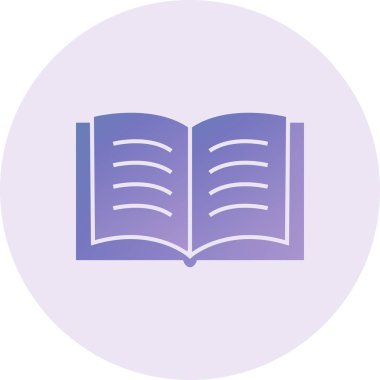 Kitap simgesinin vektör illüstrasyonu 