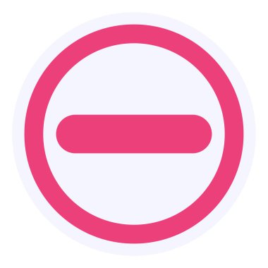 Eksi. Web simgesi basit illüstrasyon