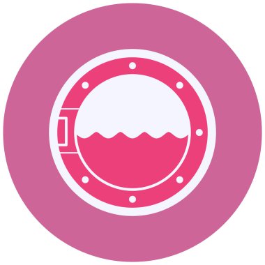 unique circular icon of a circle