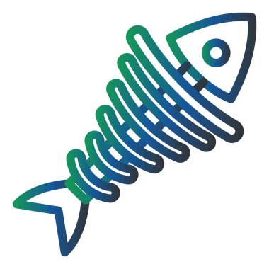 fish icon modern simple illustration 