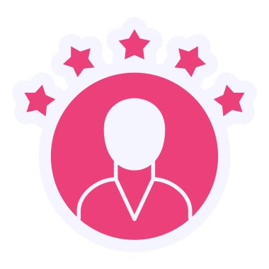 vector illustration of rating icon