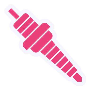 Dolgu simgesinin vektör illüstrasyonu