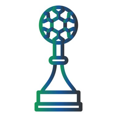 Kupa. Web simgesi basit illüstrasyon