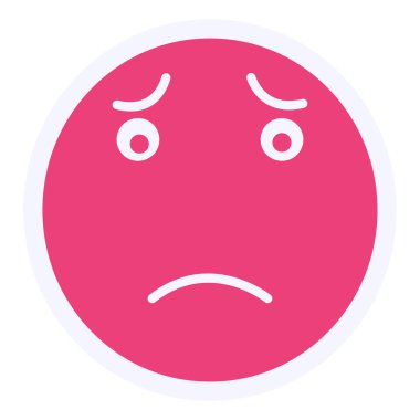 face  web icon simple illustration