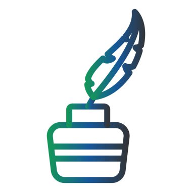 Inkwell . web icon simple design