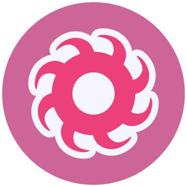 Kara delik simgesinin vektör illüstrasyonu