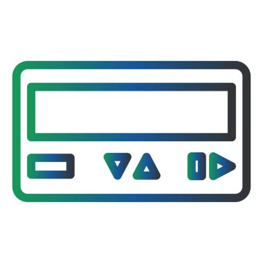 Pager Vector Glyph Icon Design 