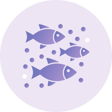 fish icon modern simple illustration 