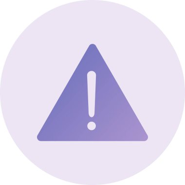 Tehlikeli modern simge vektör çizimi