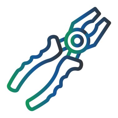 vector illustration of a Plier  icon