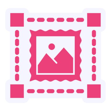 Fotoğraf Düzenleme Vektörü Kabartma Simgesi Tasarımı 