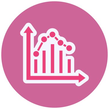 İstatistik simgesinin vektör illüstrasyonu