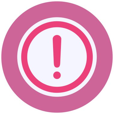 Ünlem işareti. Basit resimleme