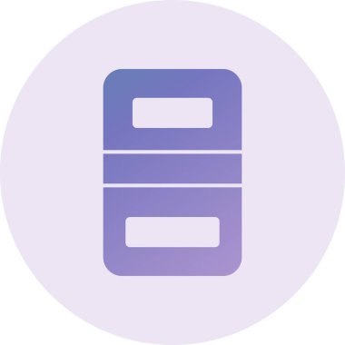 Kalkan simgesinin vektör illüstrasyonu