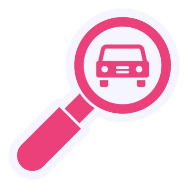 Arama simgesinin vektör illüstrasyonu