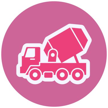 Bir kamyon simgesinin çizimi