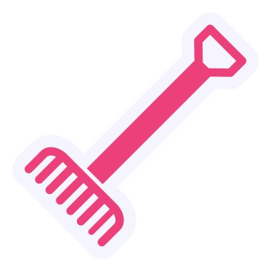 Tarak. Web simgesi basit illüstrasyon