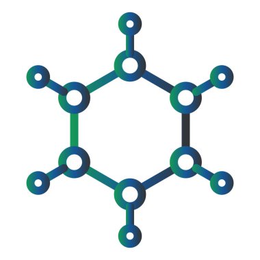 Polimer modern ikon vektör çizimi