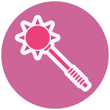 Topuz simgesinin vektör illüstrasyonu