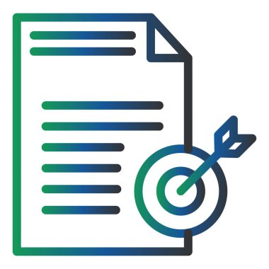 Belge. Web simgesi basit illüstrasyon