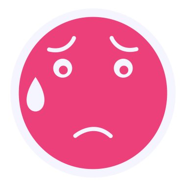 Utandırılmış modern simge vektör illüstrasyonu