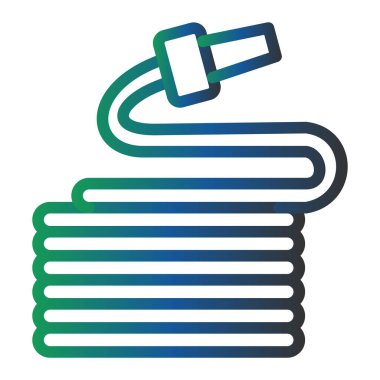 simple web illustration icon of Hose