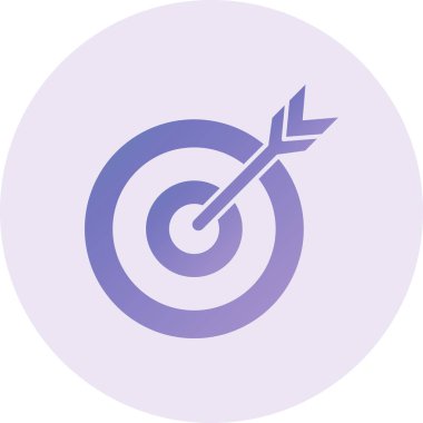 target circular icon, vector illustration