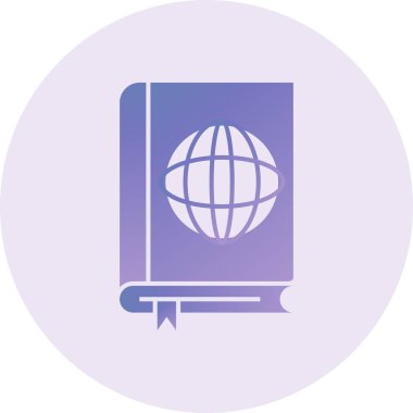 International Law icon symbol, vector illustration