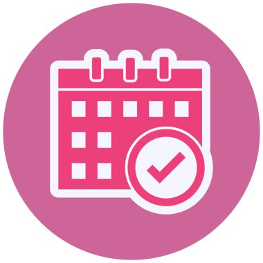 Planner icon, vector illustration