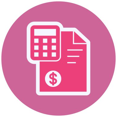Accounting. simple illustration vector 