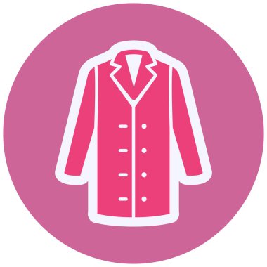 moda ceket vektör simgesi