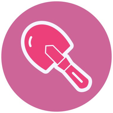 Trowel modern simgesinin vektör illüstrasyonu