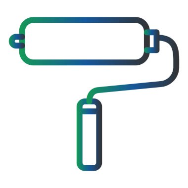 Boya silindiri. Basit resimleme