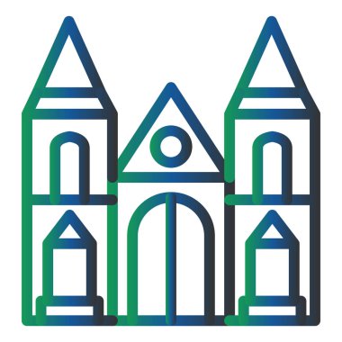 Bina. Web simgesi basit tasarım