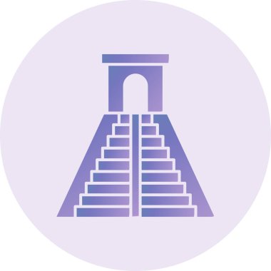 Mexico Pyramid icon vector illustration