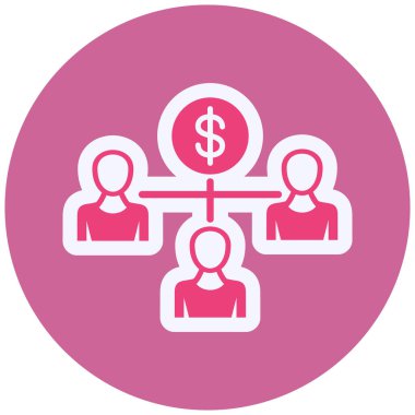 iş yönetimi vektör simgesi modern basit tasarım