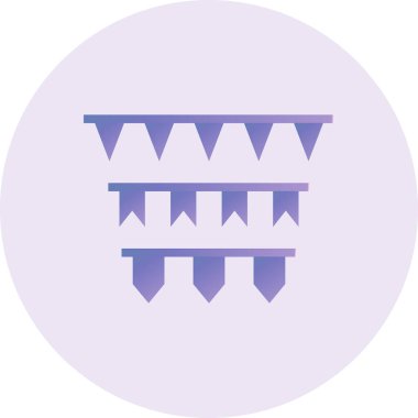 Çelenk modern ikon vektör illüstrasyonu