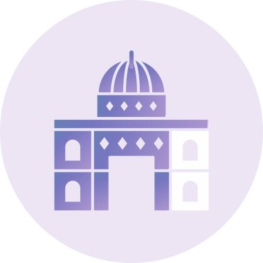 Dome Rockweb icon simple illustration